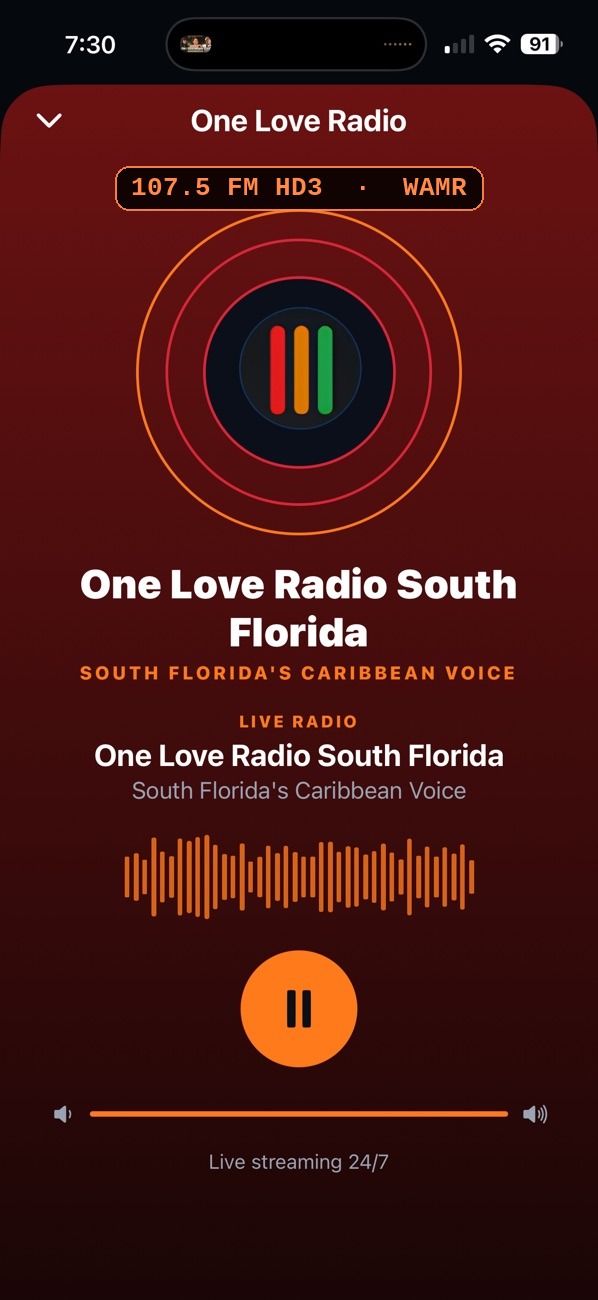 One Love Radio | Caribbean Radio New York 107.5 HD3 WBLS, Orlando 93.5 ...